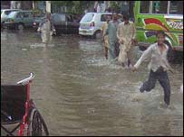 کراچی بارش