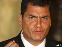 Ekvador Cumhurbaşkanı Correa