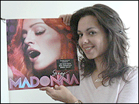 Syma with Madonna