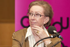 Margaret Beckett MP. Photographer Richard Richards at University of Derby