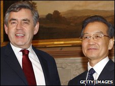 Ông Gordon Brown và ông Ôn Gia Bảo