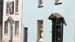 Dylan Thomas' parents house opposite Brown's Hotel.