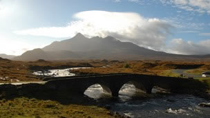 River and mountains