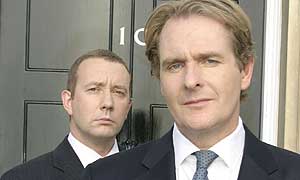 Duncan (Jasper Britton) and the Prime Minister (Robert Bathurst)