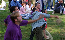 Cheese tossing 