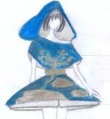 Japan, cape dress