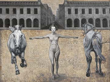 Morgiana Presents Two Grays, 2005 by Emma Sergeant