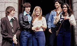 Rasmus Hardiker as Philip, Geoff Breton as Ben, Alice Eve as Cicely, Nicholas Shaw as Doug and Cara Horgan as Claire