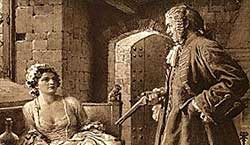 Lady Cathcart held prisoner by her husband. -  Picture courtesy of Tempo Manor