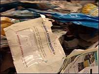 Discarded documents