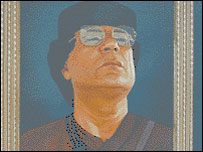 کرنل قذافی