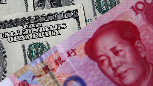 Yuan dan dollar AS
