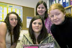 Young women who have been working to find a solution to binge drinking