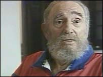 Küba lideri Fidel Castro