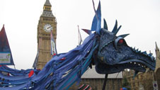 Dai y Ddraig Las  yn Llundain