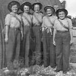 Members of the ATS, Hayling Island, 1942 Members of the ATS, Hayling Island, 1942