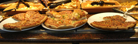 Slices of pizza 