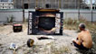 Detail from a photograph of Chen Chieh-jen's film Bade Area. Image courtesy of Chen Chieh-jen.