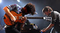 Foals live on stage