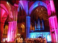 Church carol concert.
