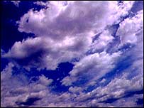 Clouds.