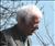 Seamus Heaney with the Digging Sculpture