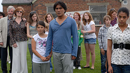 Zara (Eden Nathenson), Colin (Ramon Tikaram), Xan (Kieran Wallbanks) and Christie (Anna Jobarteh) 