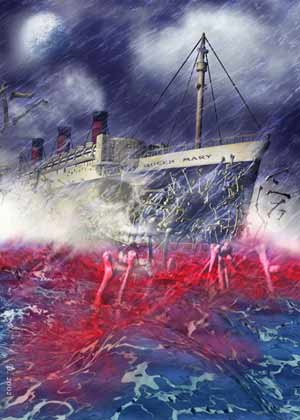 enlarged book cover of ghostship