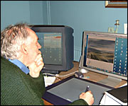 Alan Lee at work