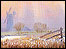 Painting of Halvergate Mill by David Dane (detail)