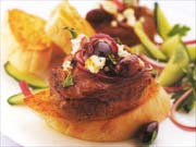 Greek topped chops