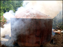 Making Charcoal
