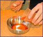 Picture: Pouring the coloured water