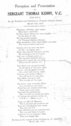 Contemporary Poem to Thomas kenny VC