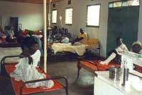 A view inside the Orthopaedic ward at Nebobongo