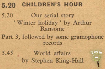 Radio Times Programme Listings