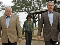 Cheney, Rice ve Bush