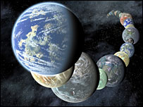 Ilustração de planetas (Nasa)