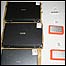 Os computadores analisados pela Interpol Foto: cortesia da Interpol