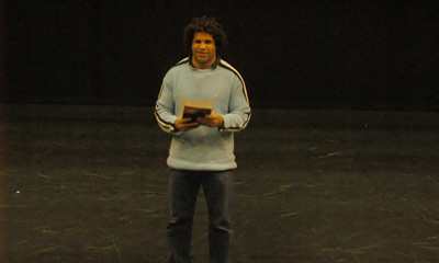 Colin has a go at performing Sosban Fach