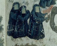 Women in veils, costume worn by those of the Shiite faith in Persia during the Safavid era - uknown artist