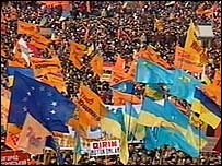 Kiev'de Bağımsızlık Meydanı