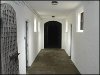 Prison entrance.