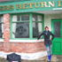Nesha outside the Rovers Return