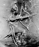 A Mithraic 'father' re-enacts the 'water miracle' of Mithras