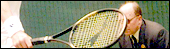 Brian Partridge working at Wimbledon 1997