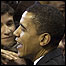 Barack Obama durante comício na região de Washington  