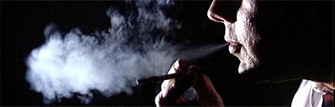 Someone smoking