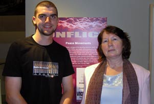 Colin Funston with Meabdh McGuckian