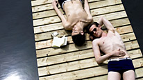 Matt Smith (right) and Douglas Booth star in Christopher And His Kind